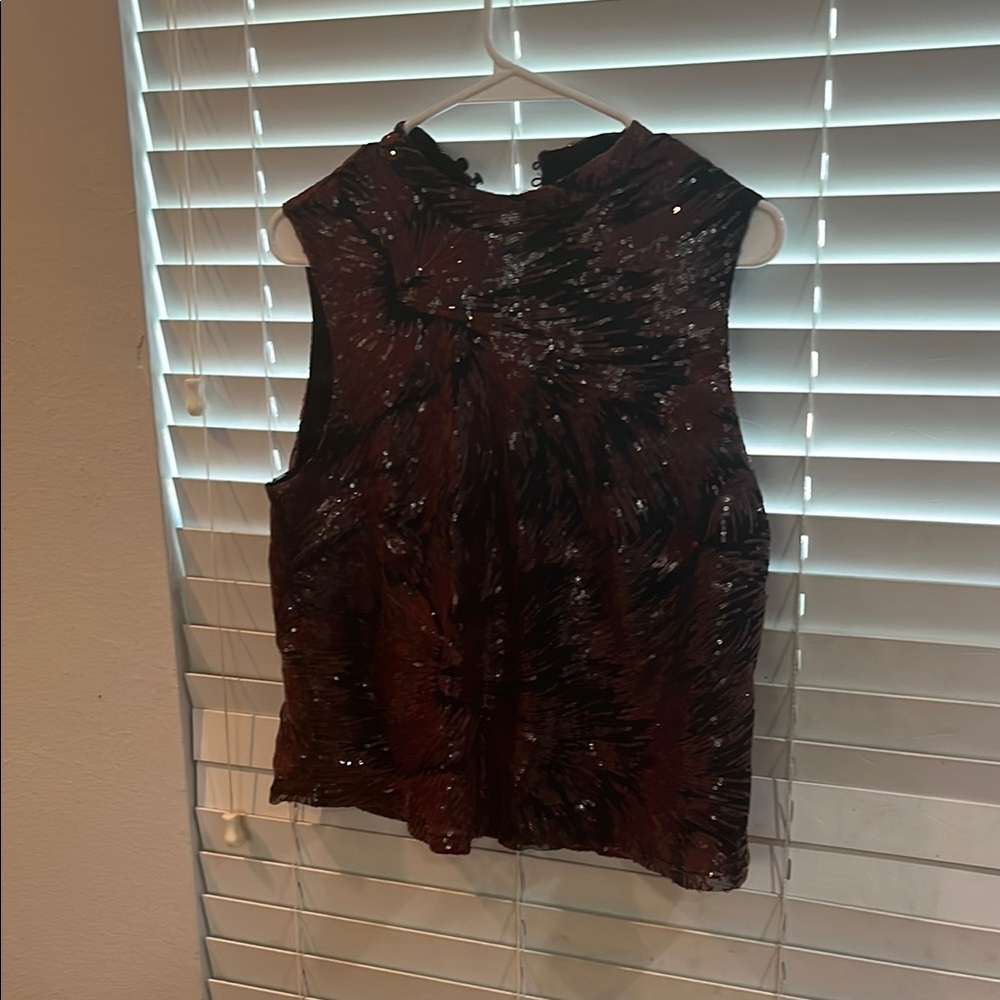 Sleeveless Sequin Top